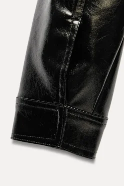 Fashion CHAQUETA EFECTO PIEL Mujer Chaquetas / Cazadoras