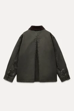 Best CHAQUETA ENCERADA CUELLO PANA Mujer Chaquetas / Cazadoras