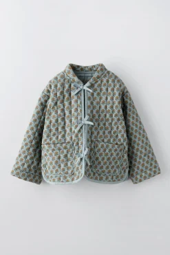 Niños ZARA 6 - 18 Meses·Abrigos / Buzos<CHAQUETA ESTAMPADA ACOLCHADA