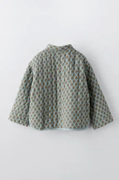 Niños ZARA 6 - 18 Meses·Abrigos / Buzos<CHAQUETA ESTAMPADA ACOLCHADA