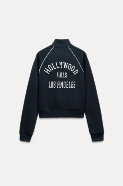 Best CHAQUETA FELPA TEXTO Mujer Chaquetas / Cazadoras|Sudaderas / Joggers
