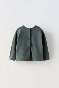Niños ZARA 0 - 6 Meses·Punto|0 - 6 Meses·Básicos<CHAQUETA JERSEY 2 EN 1 ALGODÓN SEDA