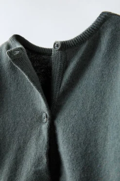 Niños ZARA 0 - 6 Meses·Punto|0 - 6 Meses·Básicos<CHAQUETA JERSEY 2 EN 1 ALGODÓN SEDA