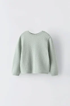 Niños ZARA 0 - 6 Meses·Punto|0 - 6 Meses·Básicos<CHAQUETA JERSEY 2 EN 1 CON LANA