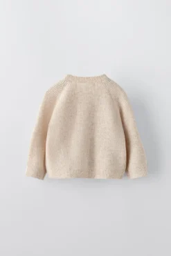 Niños ZARA 0 - 6 Meses·Punto|0 - 6 Meses·Básicos<CHAQUETA JERSEY 2 EN 1 CON LANA Y CASHMERE