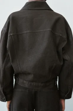 Hot CHAQUETA OVERSIZE ENCERADA ZW COLLECTION Mujer Chaquetas / Cazadoras