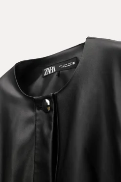 Sale CHAQUETA PEPLUM EFECTO PIEL Mujer Chaquetas / Cazadoras
