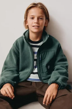 Niños ZARA 6 - 14 Años·Abrigos|6 - 14 Años·Sudaderas<CHAQUETA POLAR CONTRASTE