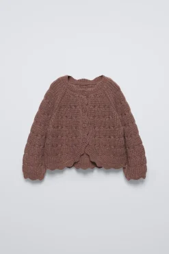 Niños ZARA 6 - 18 Meses·Punto<CHAQUETA PUNTO