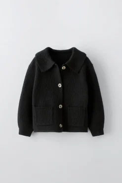Niños ZARA 1½ - 6 Años·Punto|1½ - 6 Años·Total Look<CHAQUETA PUNTO BOLSILLOS