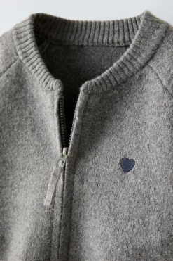 Niños ZARA 1½ - 6 Años·Punto<CHAQUETA PUNTO BORDADO