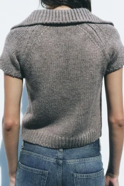 Clearance CHAQUETA PUNTO BOTÓN Mujer Cárdigan / Jerséis|Punto