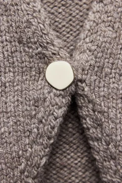Clearance CHAQUETA PUNTO BOTÓN Mujer Cárdigan / Jerséis|Punto