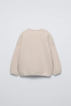 Niños ZARA 1½ - 6 Años·Punto|1½ - 6 Años·Punto<CHAQUETA PUNTO CON LANA