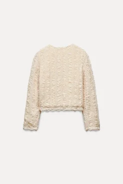 Clearance CHAQUETA PUNTO ESTRUCTURA Mujer Cárdigan / Jerséis|Punto