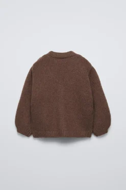Niños ZARA 1½ - 6 Años·Punto|6 - 18 Meses·Punto<CHAQUETA PUNTO FLORES BORDADAS