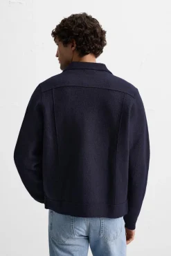 Outlet CHAQUETA PUNTO LANA Hombre Jerséis / Chaquetas