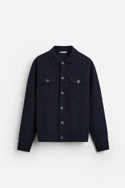 Outlet CHAQUETA PUNTO LANA Hombre Jerséis / Chaquetas