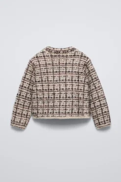 Niños ZARA 1½ - 6 Años·Punto|1½ - 6 Años·Total Look<CHAQUETA PUNTO LAZOS VELVET