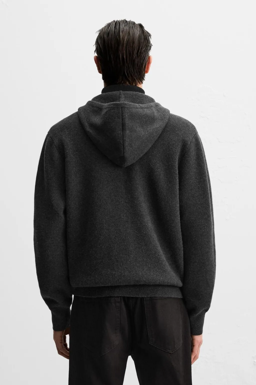 Outlet CHAQUETA PUNTO MEZCLA CASHMERE Hombre Jerséis / Chaquetas|Sudaderas