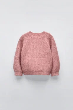 Niños ZARA 6 - 18 Meses·Punto<CHAQUETA PUNTO PERLADO
