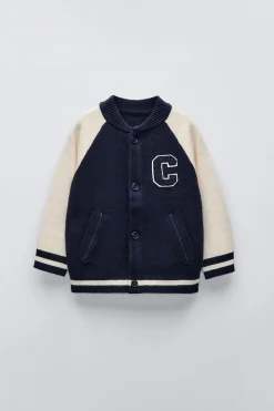 Niños ZARA 1½ - 6 Años·Punto|6 - 18 Meses·Punto<CHAQUETA PUNTO VARISITY