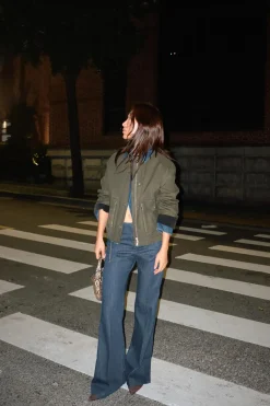 Discount CHAQUETA PUÑOS CONTRASTE ZW COLLECTION Mujer Chaquetas / Cazadoras