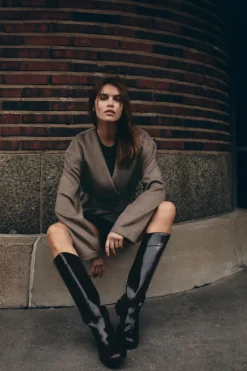 Fashion CHAQUETA SOFT CINTURÓN Mujer Chaquetas / Cazadoras