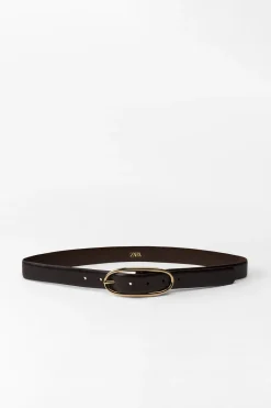 Best CINTURÓN PIEL HEBILLA OVALADA Mujer Accesorios / Bisuteria