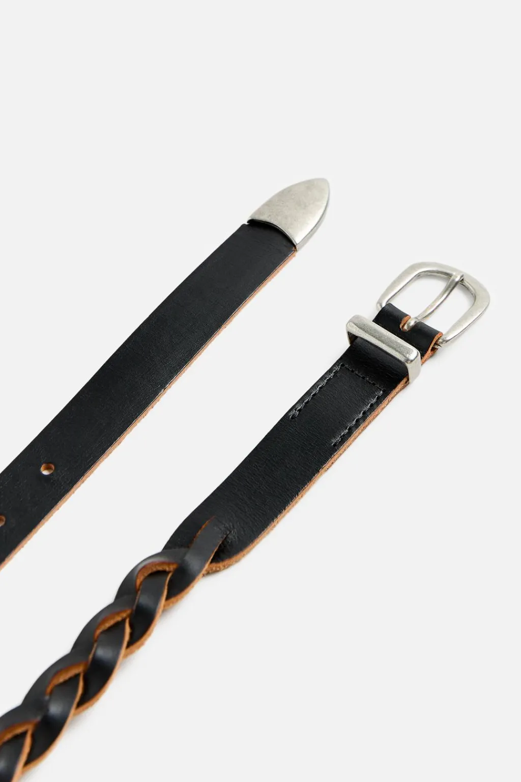 Clearance CINTURÓN PIEL TRENZADA Hombre Piel|Accesorios