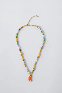 Niños ZARA 1½ - 6 Años·Accesorios|6 - 14 Años·Accesorios<COLLAR ABALORIOS COLGANTE FRUTA