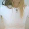 Best COLLAR ABALORIOS FLOR Mujer Accesorios / Bisuteria