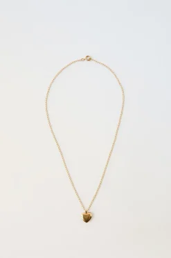 Niños ZARA 1½ - 6 Años·Accesorios|6 - 14 Años·Accesorios<COLLAR CORAZÓN RELICARIO BAÑO ORO 24KT