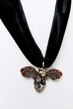 Clearance COLLAR LARGO TERCIOPELO ABEJA JOYAS Mujer Accesorios / Bisuteria