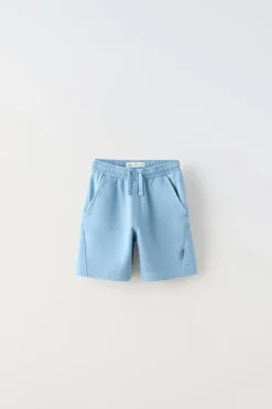 Niños ZARA 6 - 14 Años·Camisetas|6 - 14 Años·Pantalones<CONJUNTO CAMISETA Y BERMUDA GARMENT DYE