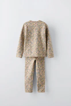 Niños ZARA 1½ - 6 Años·Camisetas|1½ - 6 Años·Pantalones<CONJUNTO ESTAMPADO CAMISETA Y LEGGING
