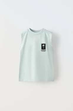 Niños ZARA 6 - 14 Años·Camisetas|6 - 14 Años·Pantalones<CONJUNTO FELPA CAMISETA Y BERMUDA BORDADO