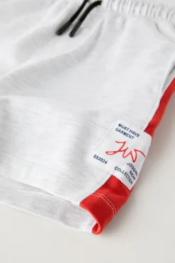 Niños ZARA 6 - 14 Años·Camisetas|6 - 14 Años·Pantalones<CONJUNTO FELPA CAMISETA Y BERMUDA BANDAS
