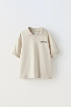 Niños ZARA 6 - 14 Años·Camisetas|6 - 14 Años·Pantalones<CONJUNTO INTERLOCK POLO Y BERMUDA