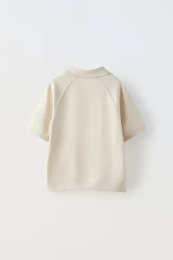 Niños ZARA 6 - 14 Años·Camisetas|6 - 14 Años·Pantalones<CONJUNTO INTERLOCK POLO Y BERMUDA
