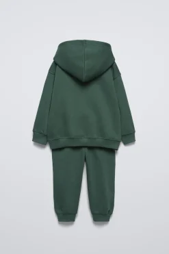 Niños ZARA 1½ - 6 Años·Sudaderas|1½ - 6 Años·Pantalones / Leggings<CONJUNTO JOGGING SUDADERA Y PANTALÓN TEXTO ETIQUETA