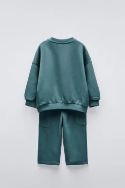 Niños ZARA 1½ - 6 Años·Sudaderas|1½ - 6 Años·Pantalones / Leggings<CONJUNTO JOGGING SUDADERA Y PANTALÓN