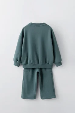 Niños ZARA 1½ - 6 Años·Sudaderas|1½ - 6 Años·Pantalones / Leggings<CONJUNTO JOGGING SUDADERA Y PANTALÓN