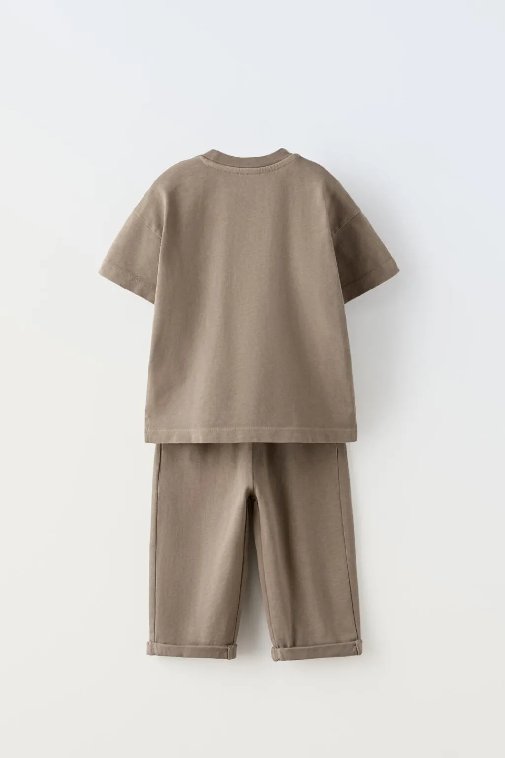 Niños ZARA 1½ - 6 Años·Camisetas|1½ - 6 Años·Pantalones / Leggings<CONJUNTO LISO CAMISETA Y PANTALÓN