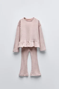 Niños ZARA 1½ - 6 Años·Camisetas|1½ - 6 Años·Pantalones<CONJUNTO RAYAS
