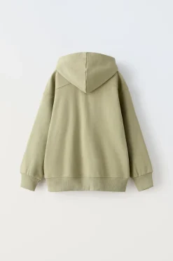 Niños ZARA 6 - 14 Años·Sudaderas|6 - 14 Años·Pantalones<CONJUNTO SUDADERA CAPUCHA Y JOGGER