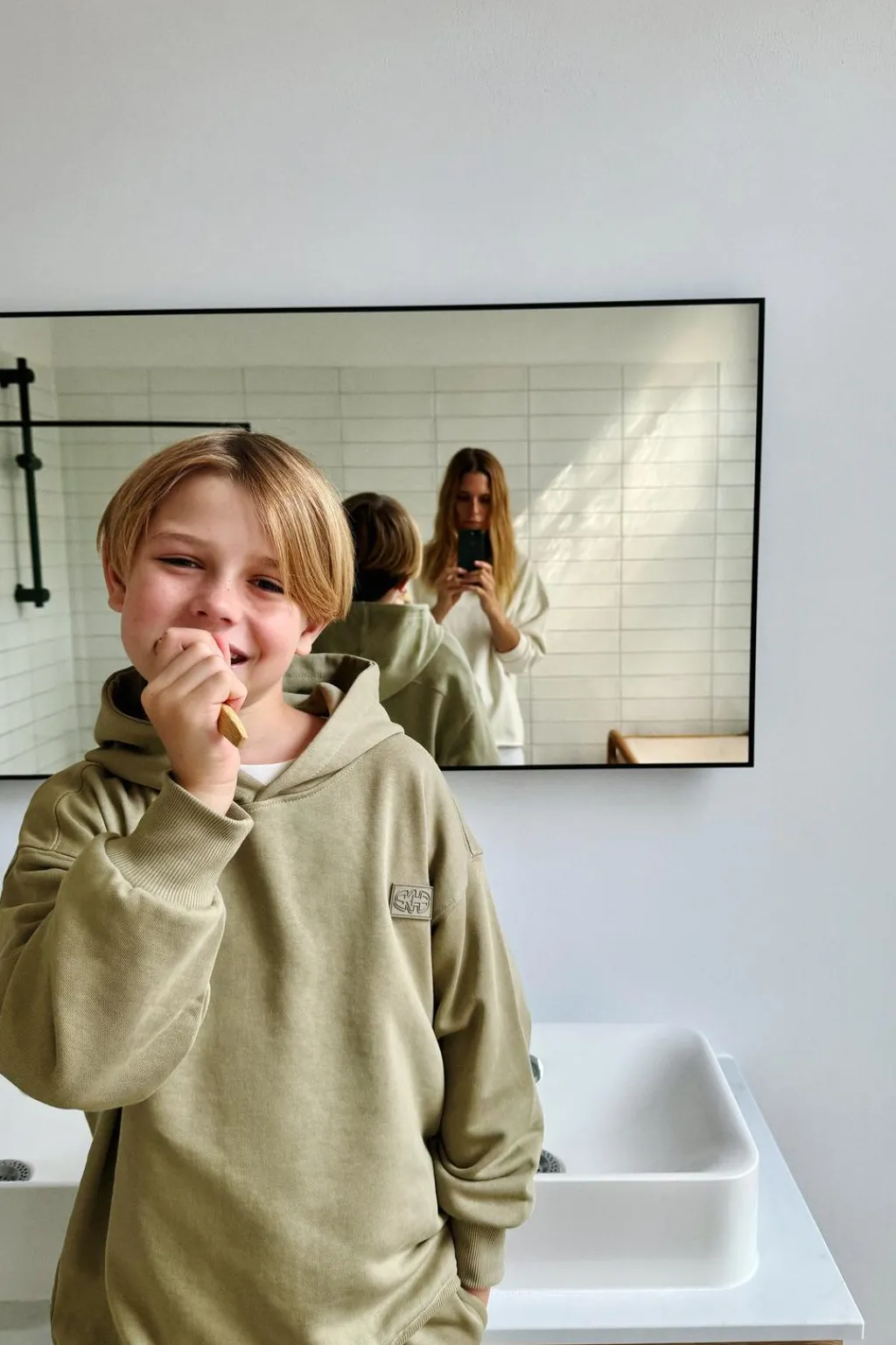 Niños ZARA 6 - 14 Años·Sudaderas|6 - 14 Años·Pantalones<CONJUNTO SUDADERA CAPUCHA Y JOGGER