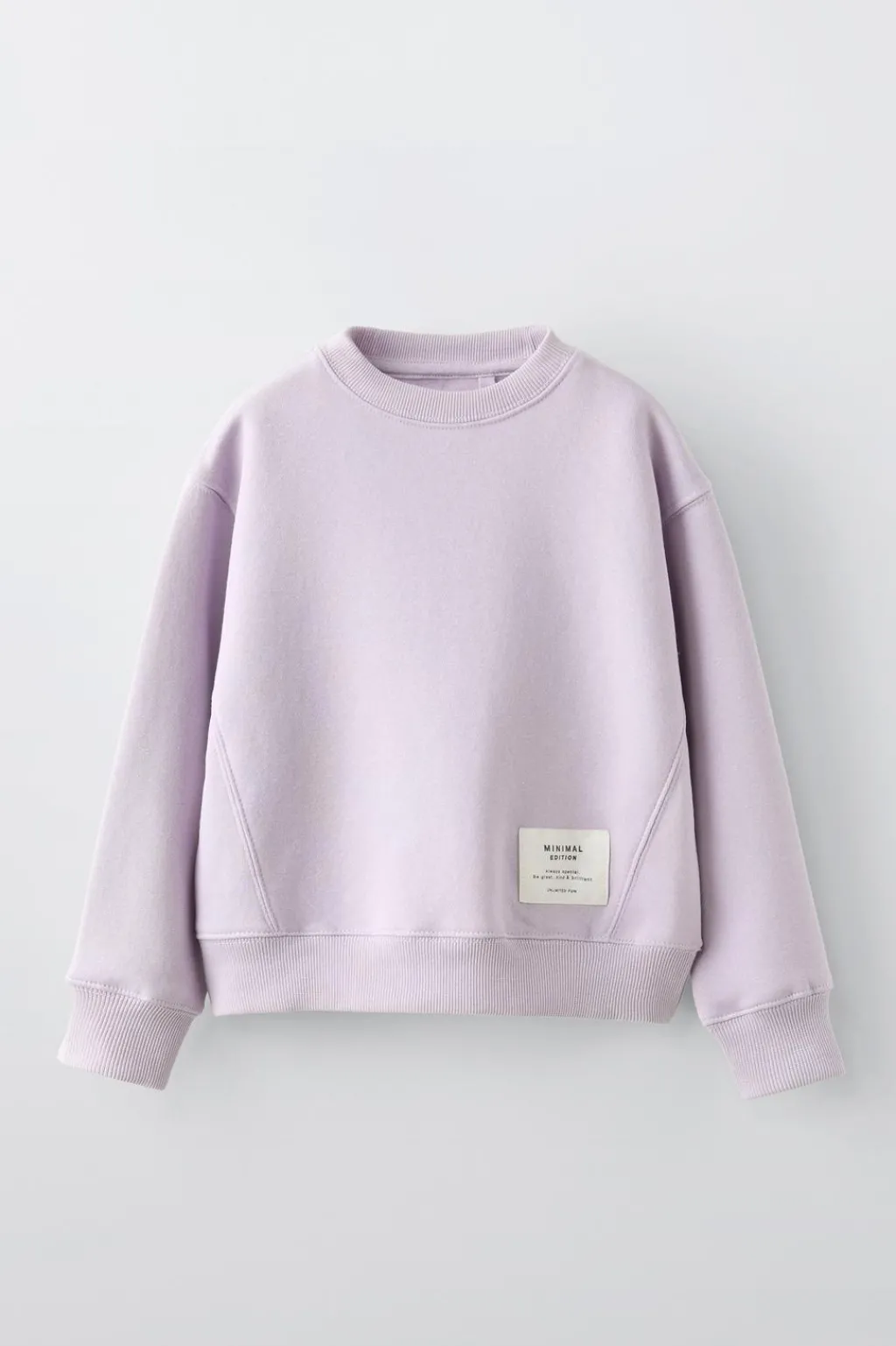 Niños ZARA 6 - 14 Años·Sudaderas|6 - 14 Años·Pantalones<CONJUNTO SUDADERA Y JOGGERS ETIQUETA