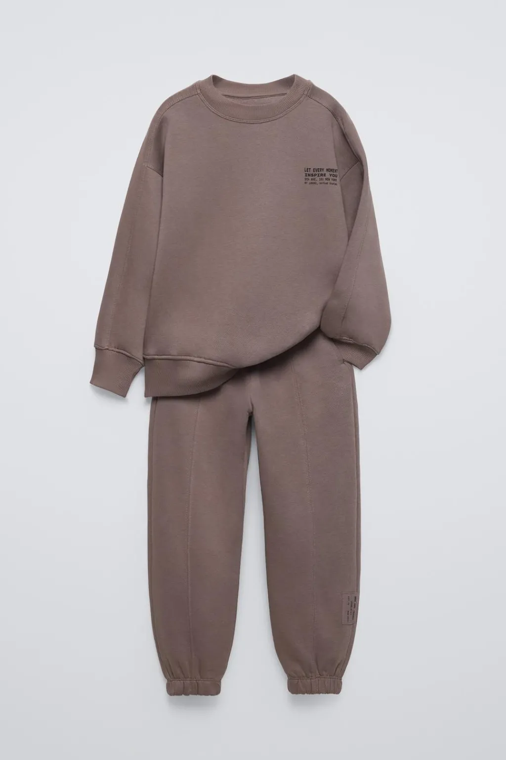 Niños ZARA 6 - 14 Años·Sudaderas|6 - 14 Años·Pantalones<CONJUNTO SUDADERA Y JOGGER
