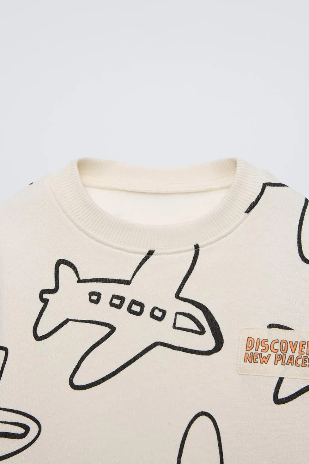 Niños ZARA 1½ - 6 Años·Sudaderas|1½ - 6 Años·Pantalones<CONJUNTO SUDADERA Y JOGGER AVIONES